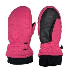 L.L.Bean | Kids Winter Mittens Pink, Size Small